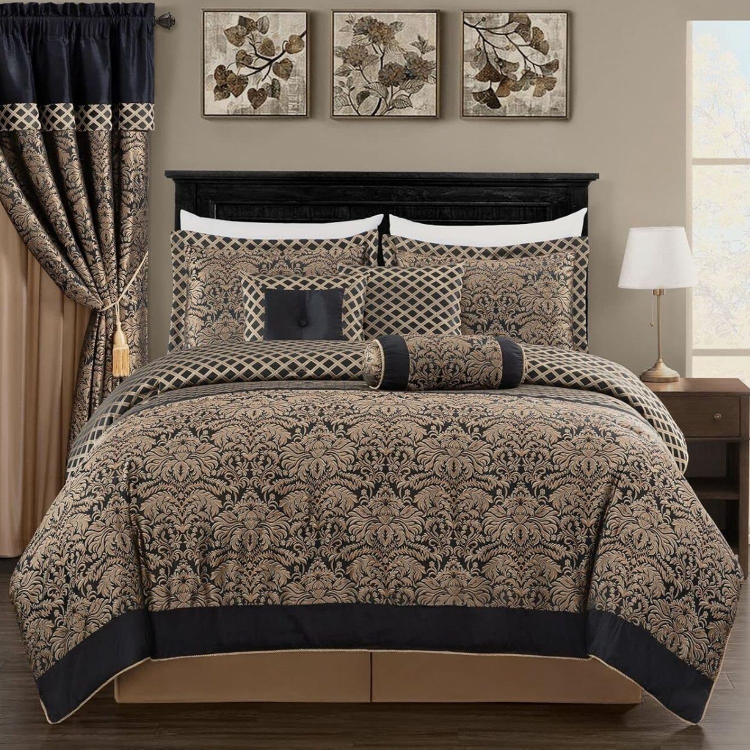 Luxury Damask Quilt Cover Set Imperial Collection